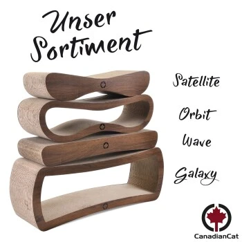 Canadian Cat Company Kratzbrett Jumbo Wave Braun 2 Canadian Cat Company Kratzbrett Jumbo Wave Braun – Bild 2
