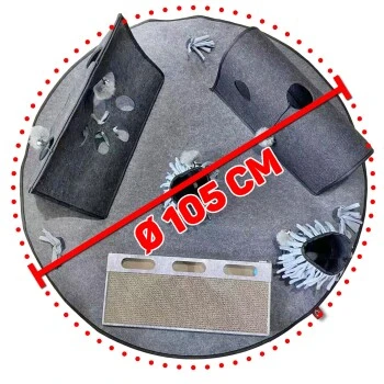 Canadian Cat Company Spielteppich Cosmo 9 Canadian Cat Company Spielteppich Cosmo – Bild 9