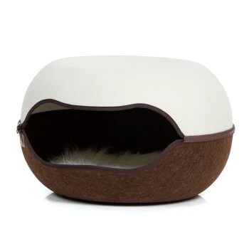 Canadian Cat Company Filz Katzennest 2.0 Weiß 6 Canadian Cat Company Filz Katzennest 2.0 Weiß – Bild 6