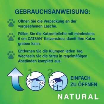 CATSAN Natural Klumpstreu 20 L 5 CATSAN Natural Klumpstreu 20 L – Bild 5