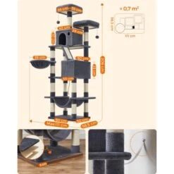 FEANDREA Katzenbaum XXL 206cm Hellgrau Dunkelgrau -PetSafe Verkaufe c6e85993590d27cf8d53e5f02a0932da9cdfbb49 1483563 de DE a155c692ee29d03f2d26a84e7d9d293536e8cc28qxOWEE