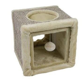 Rohrschneider Spieltunnel Mit Sisal Grau 2 Rohrschneider Spieltunnel Mit Sisal Grau – Bild 2